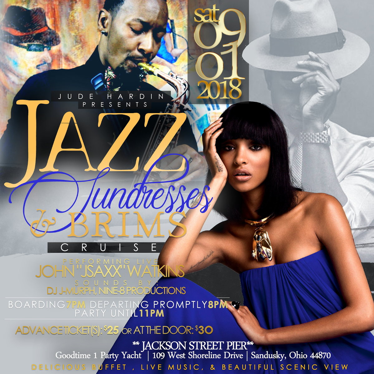 JAZZ, SUNDRESSESS AND BRIMS CRUISE 2018