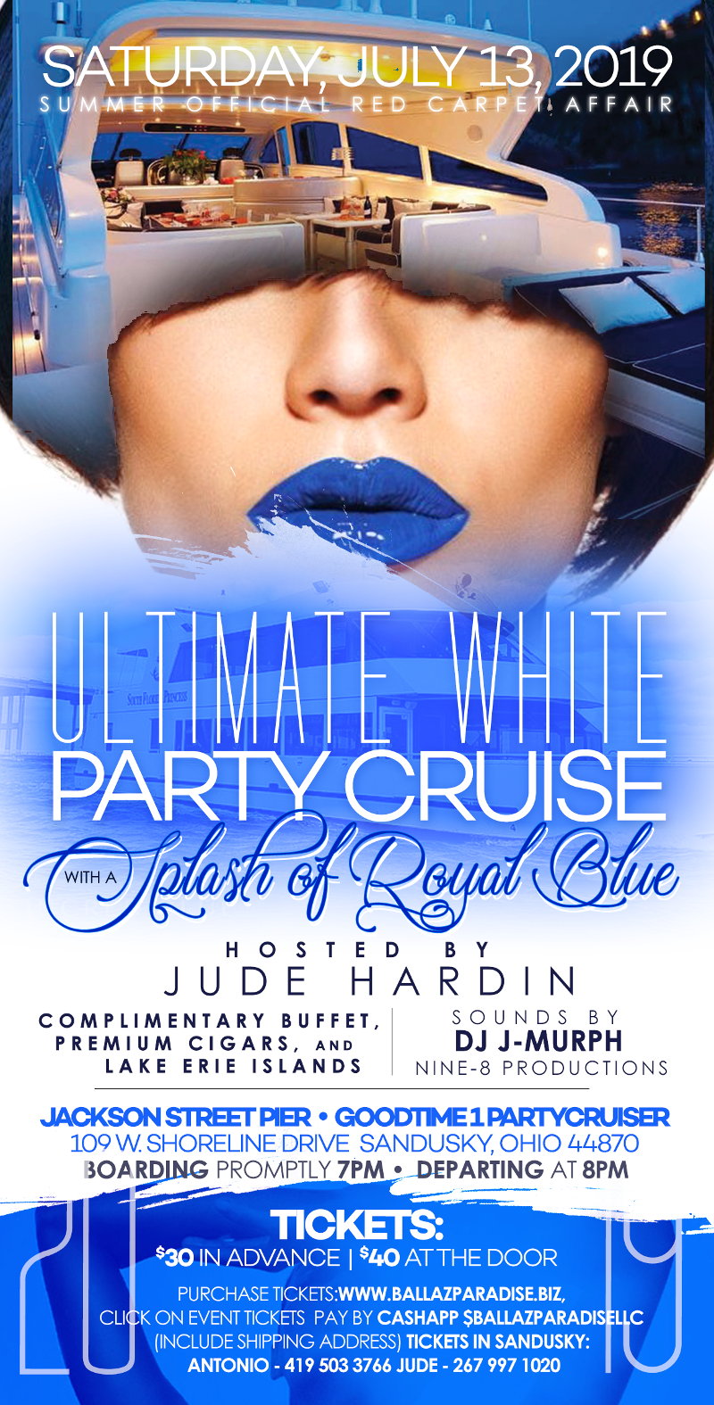 THE ULTIMATE BLUE PARTY CRUISE 2019